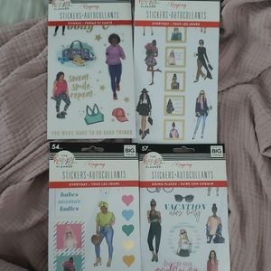 4 packs of happy planner stickers